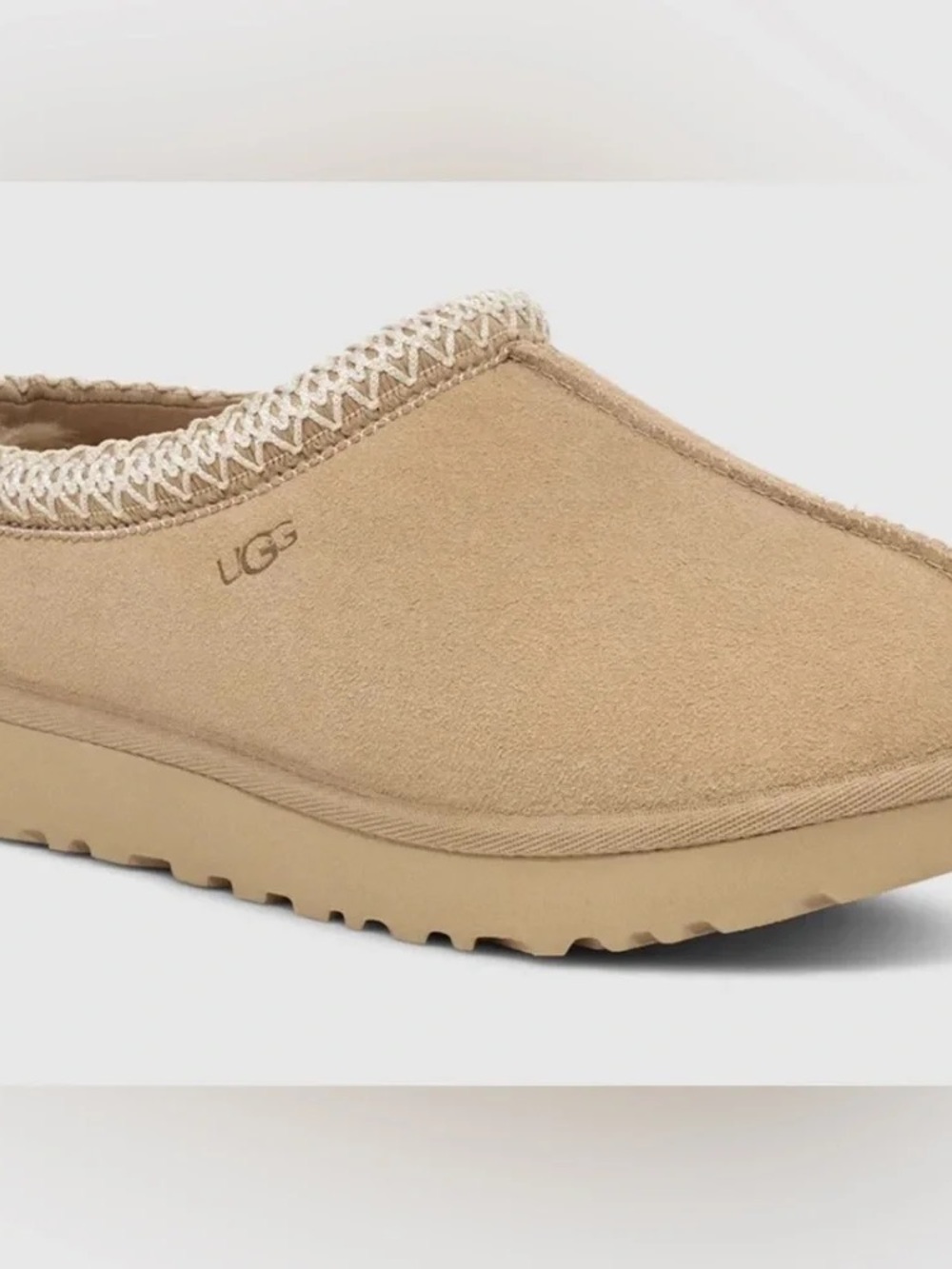 UGG Tasman slippers- Mustard seed/white